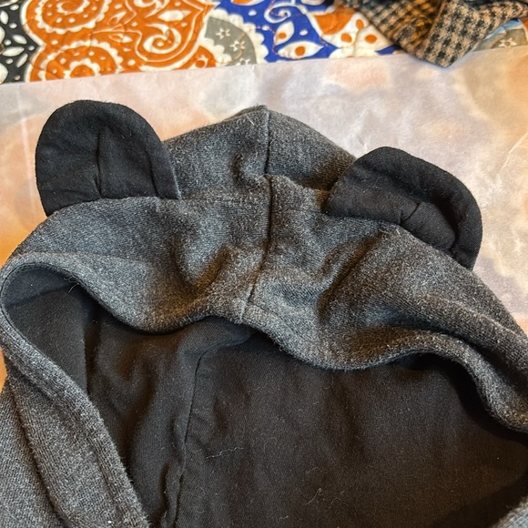 H&M Grey Zipper Onesie with Hood | 2-3 Years - Picture 5 of 9